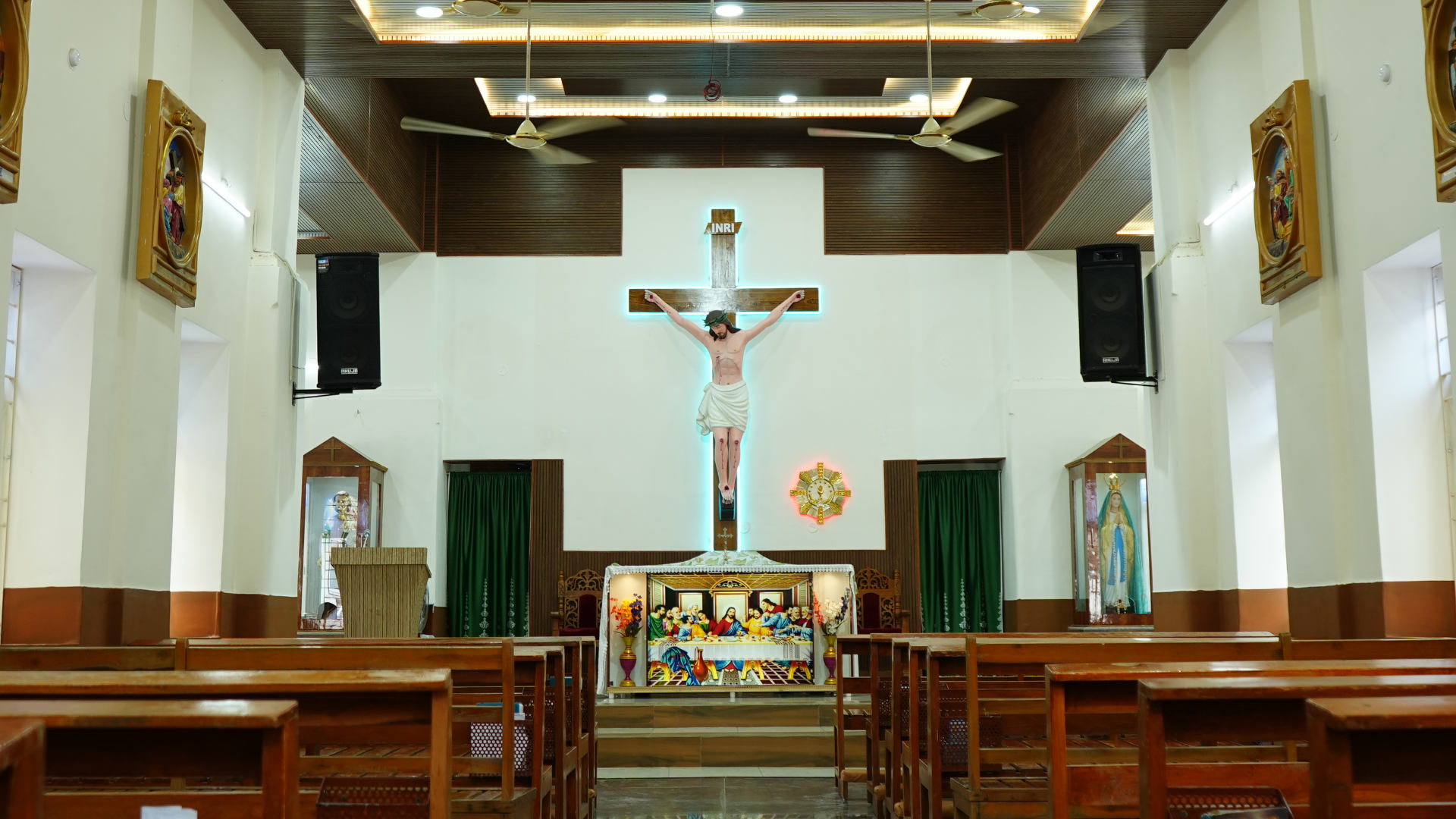 altar of st anns church nizamabad