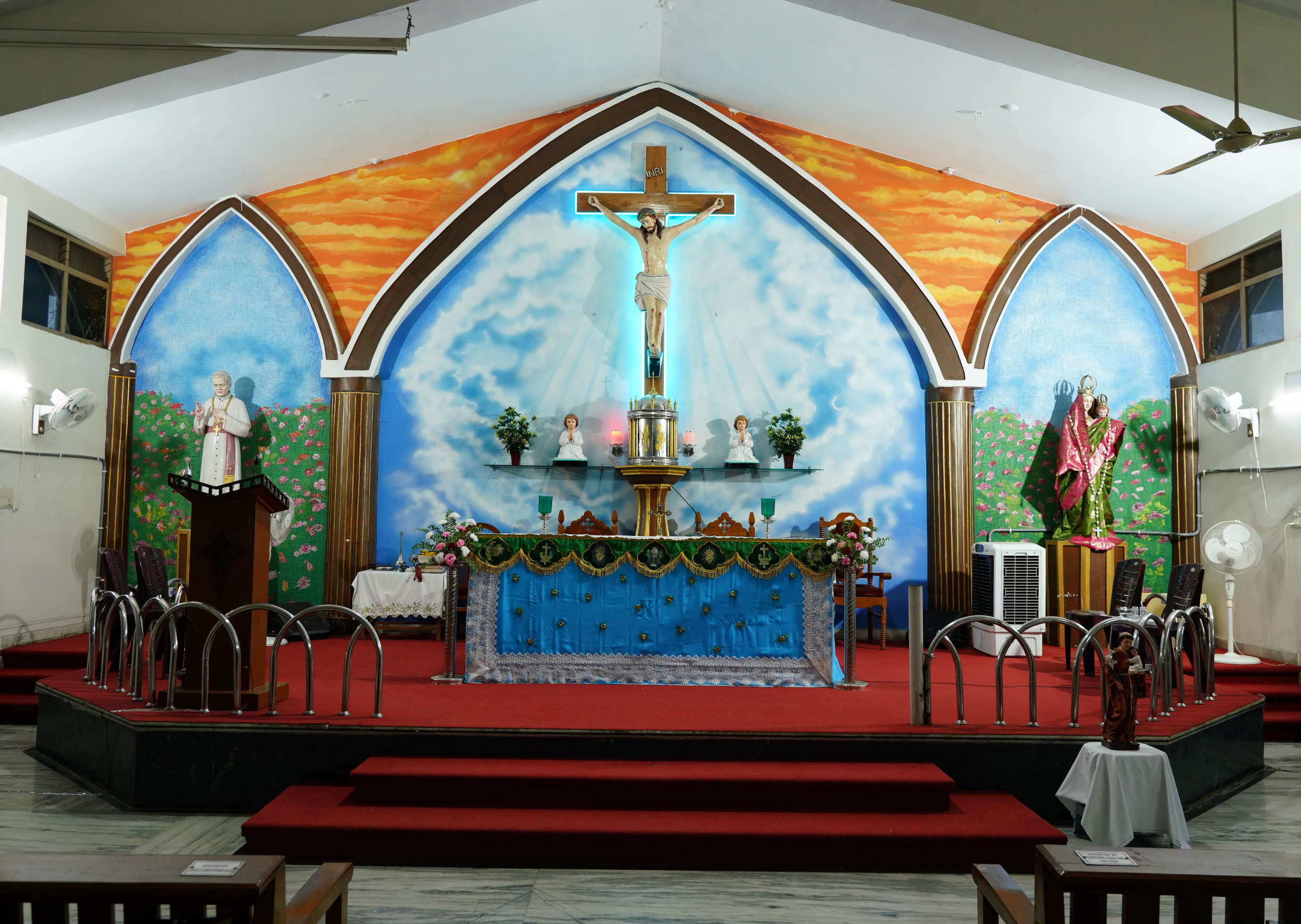 prayer hall divine word centre muthangi church