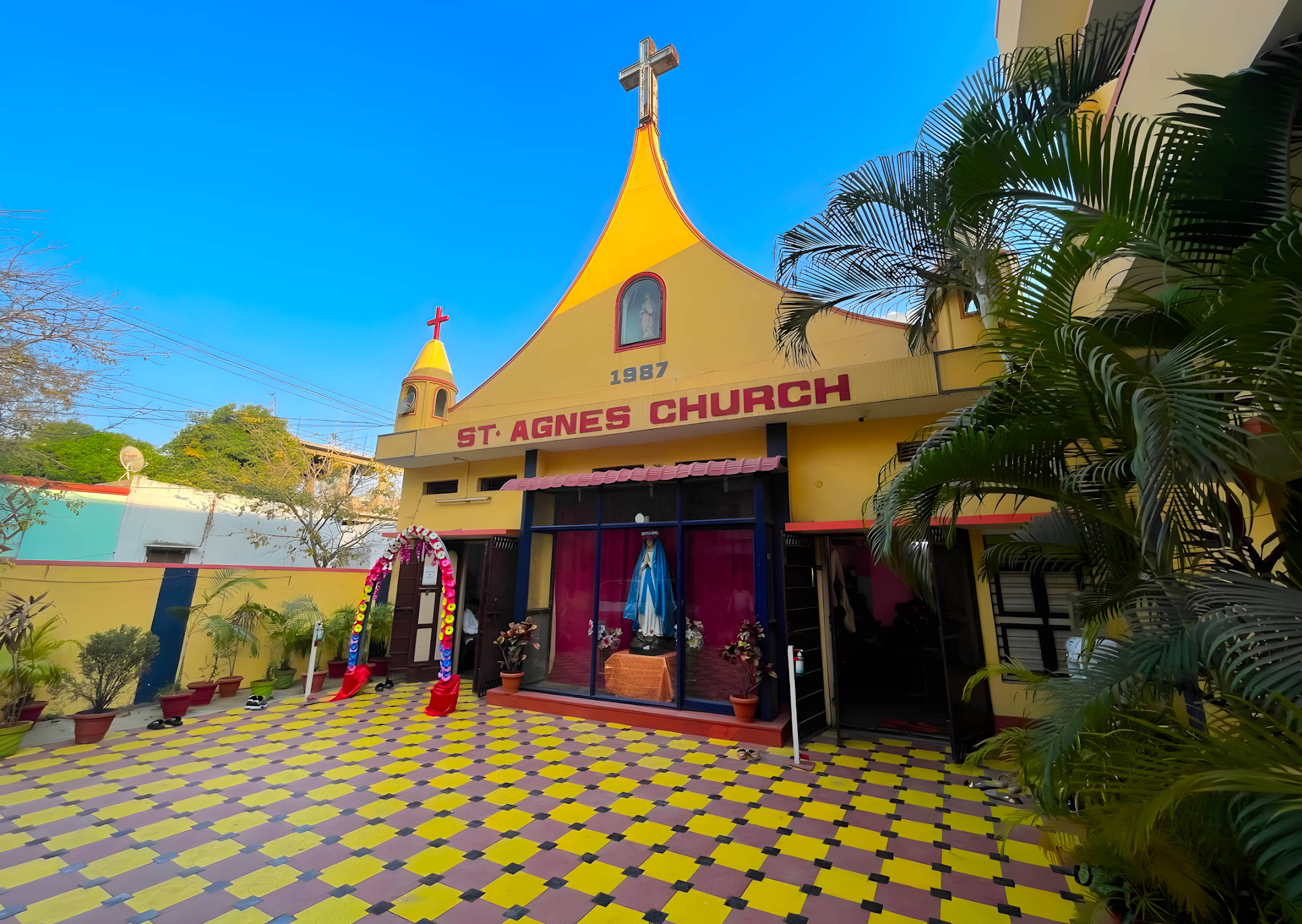 mary help of Christians church santoshnagar